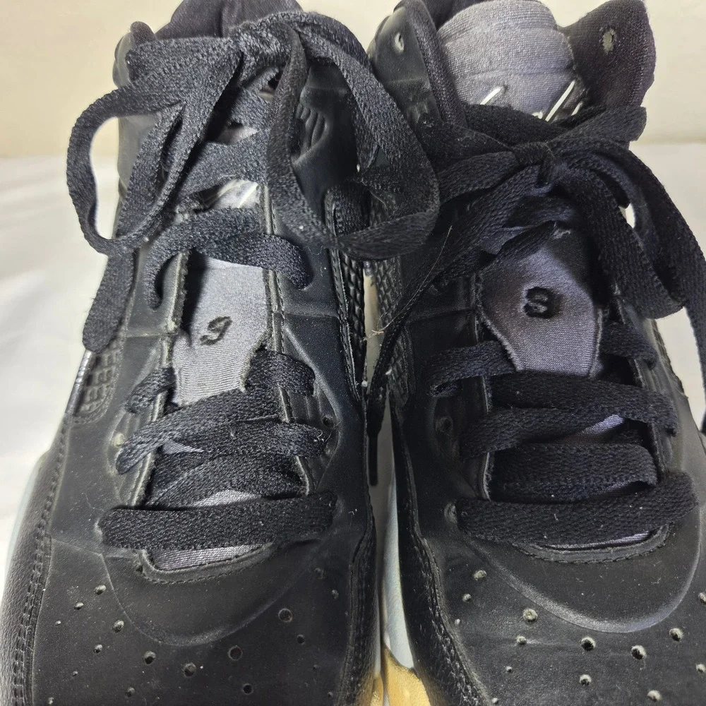 Nike Air Jordan Flight Black White Grey Sneakers 654975-001 Youth Size 6Y
